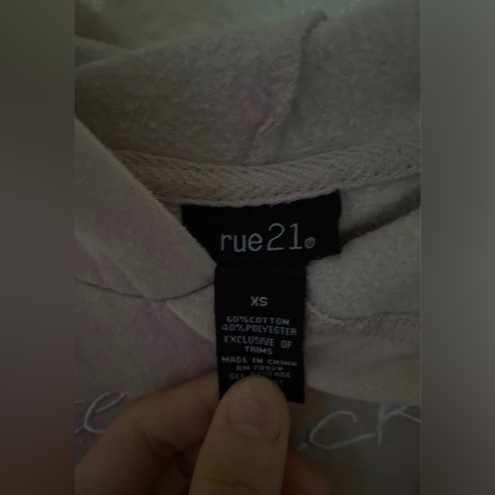 Pink Rue21 hoodie - Picture 3 of 4
